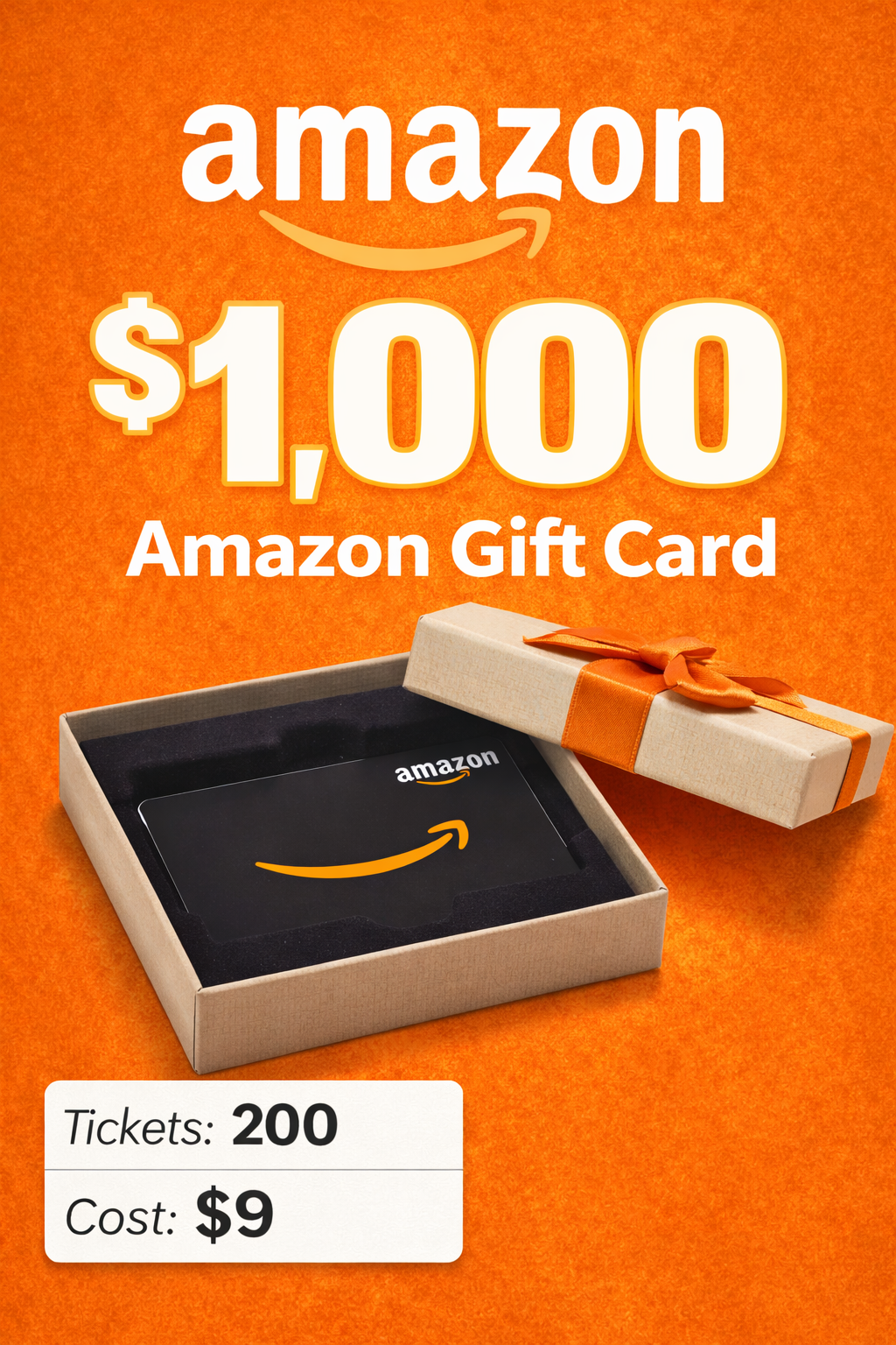 $1,000 Amazon Gift Card (2635)