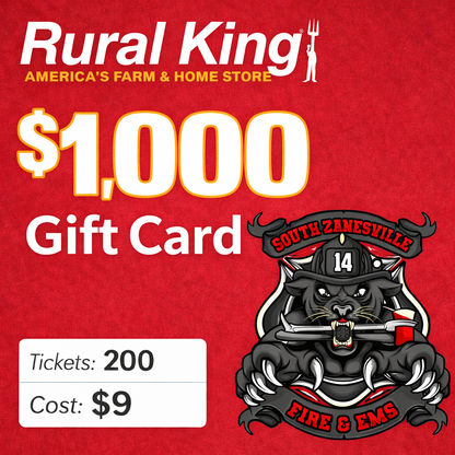 $1,000 Rural King Gift Card (2631)