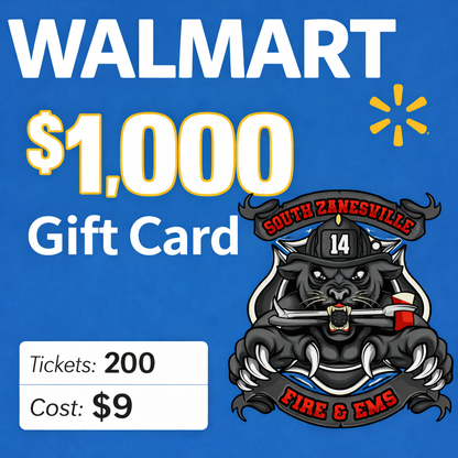 $1,000 Walmart Gift Card (2630)