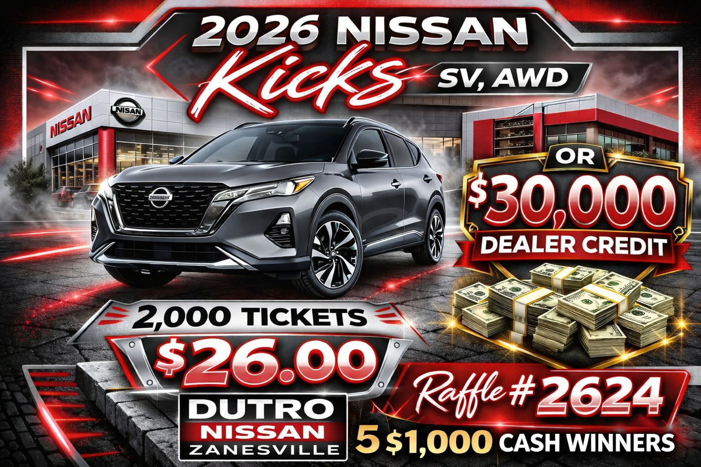 2026 Nissan Kicks SV Side Raffle #5